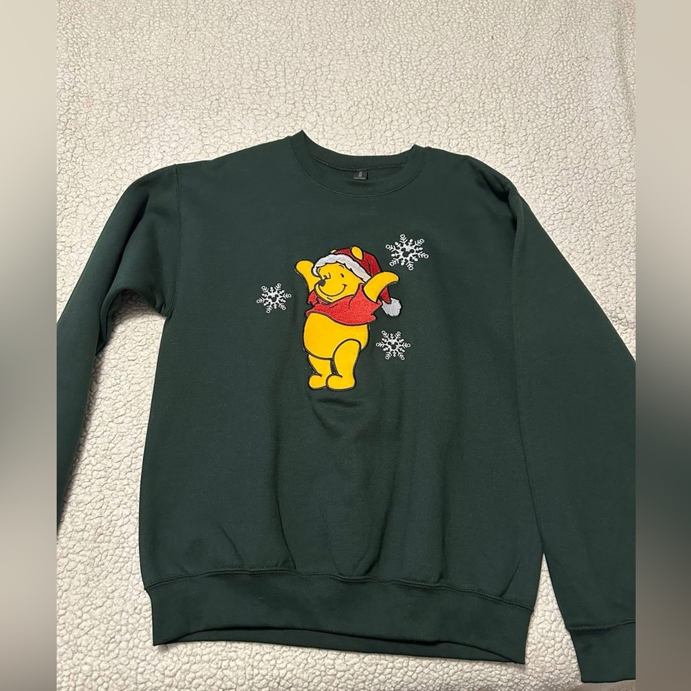 Little Jar of Magic Winnie the Pooh Christmas Sweatshirt Medium
